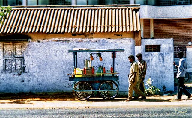 cart.tif - Drink Stand, Madras India